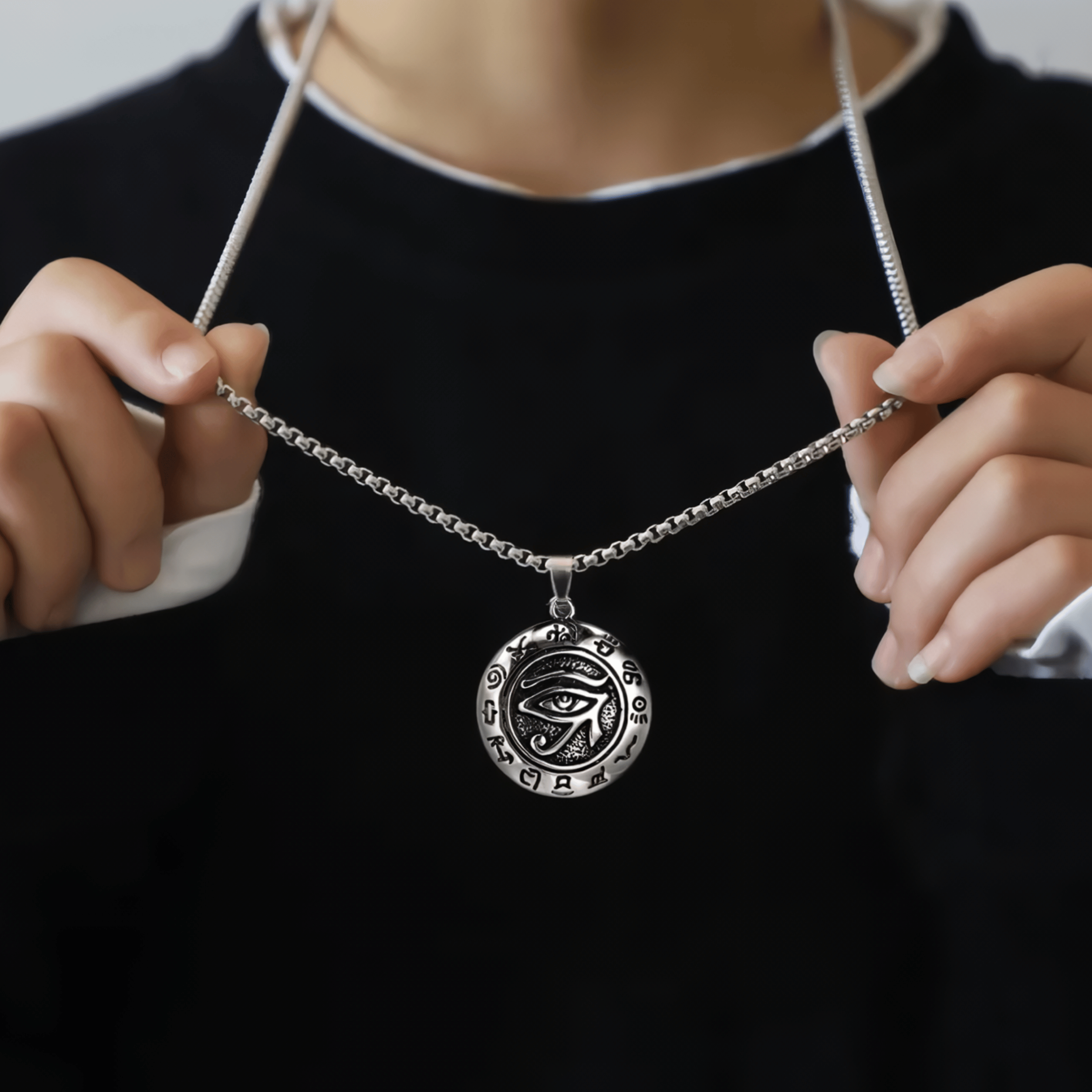 Eye of Horus – Pure Stainless Steel