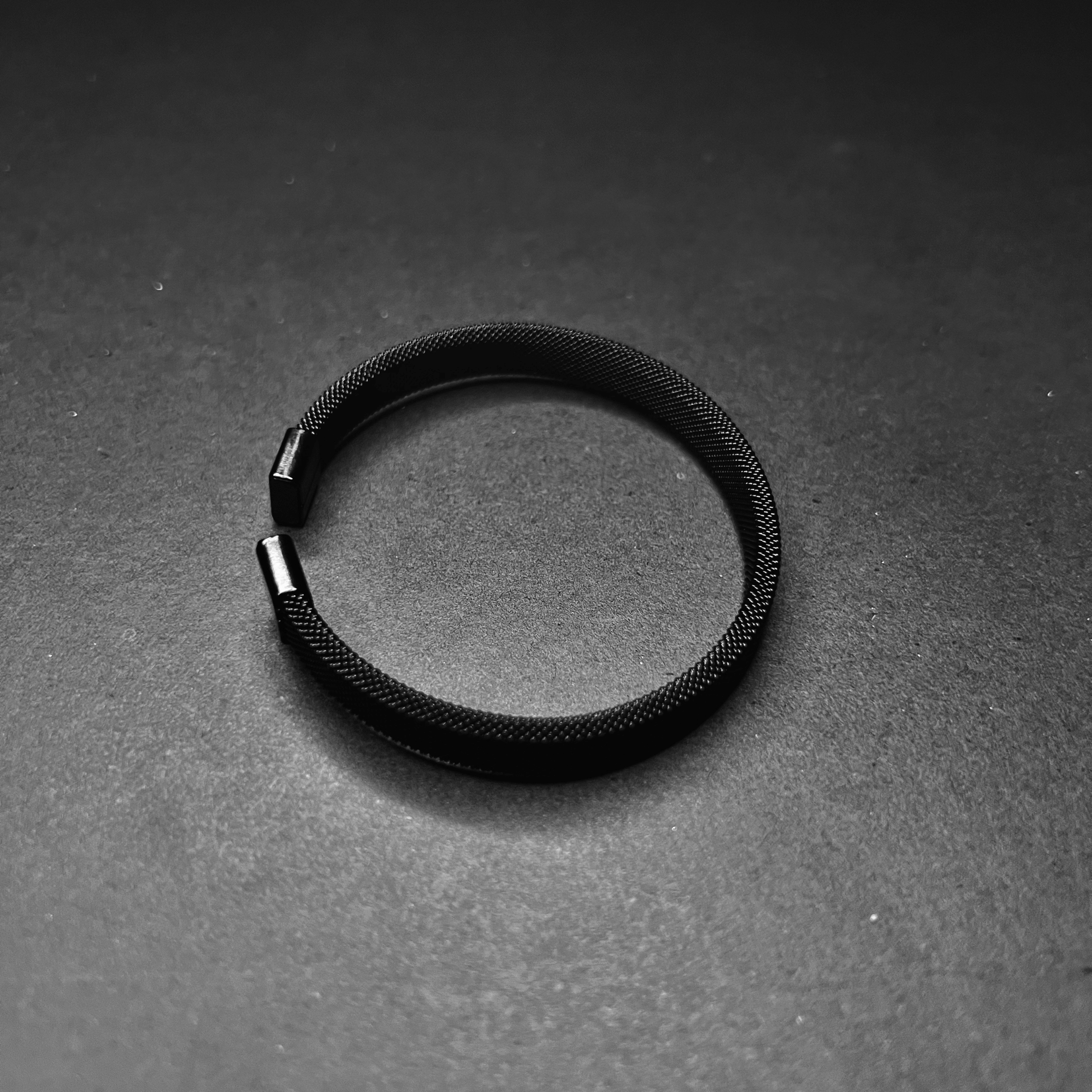 Black Noir Bangle - Pure Stainless Steel